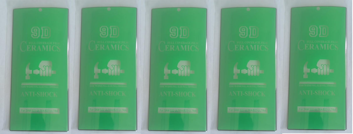 Green ceramic tiles.