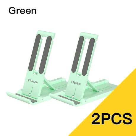 2 pcs green desktop stand for laptop