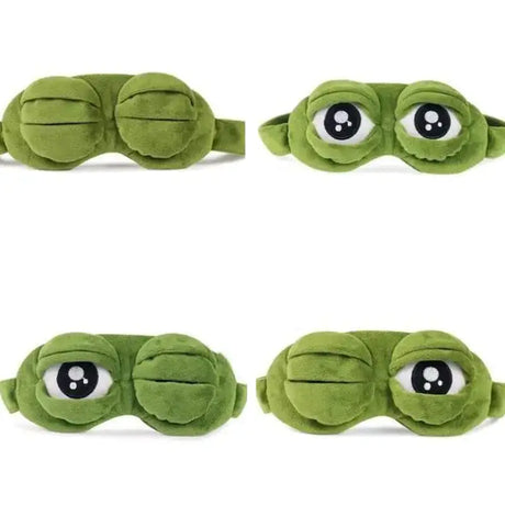 the person frog eye mask plush toy