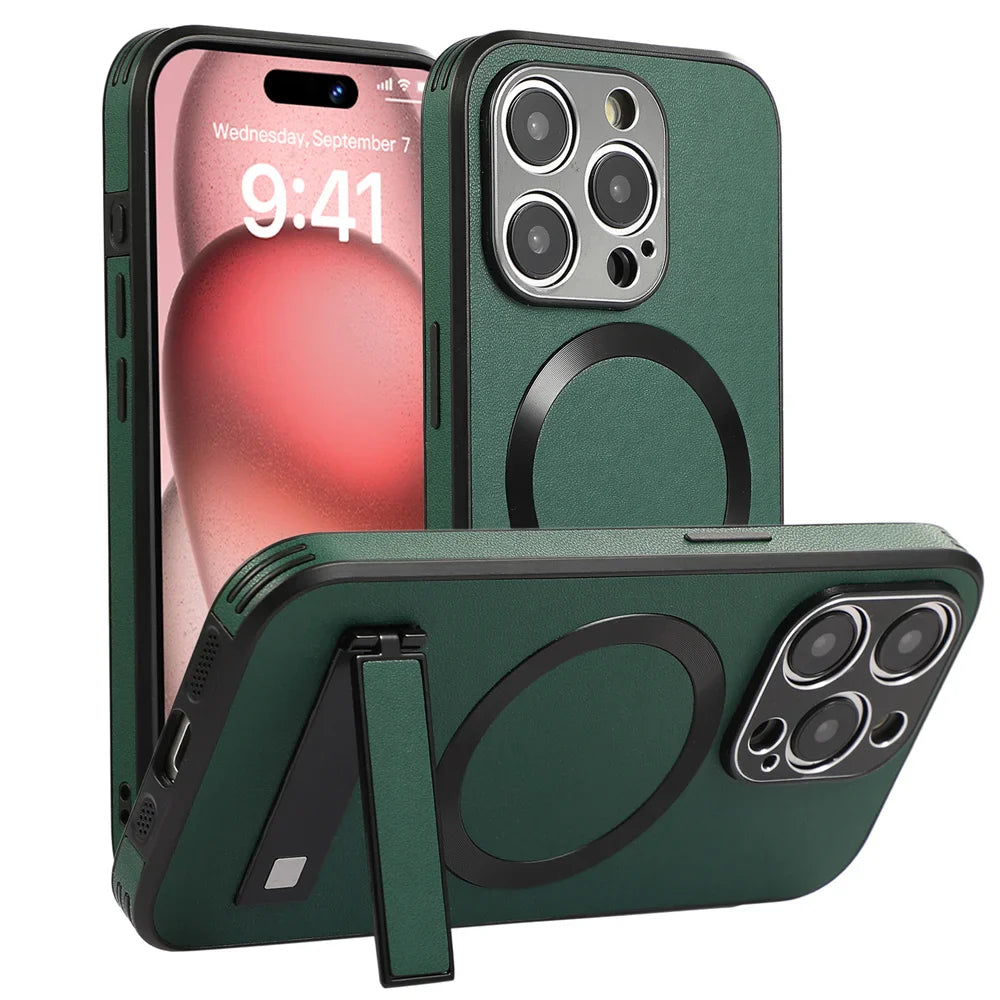 Green iPhone cases with MagSafe.
