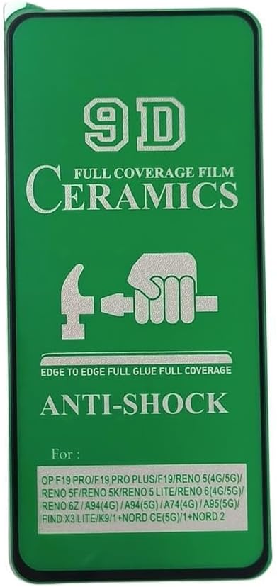 Green phone screen protector packaging.