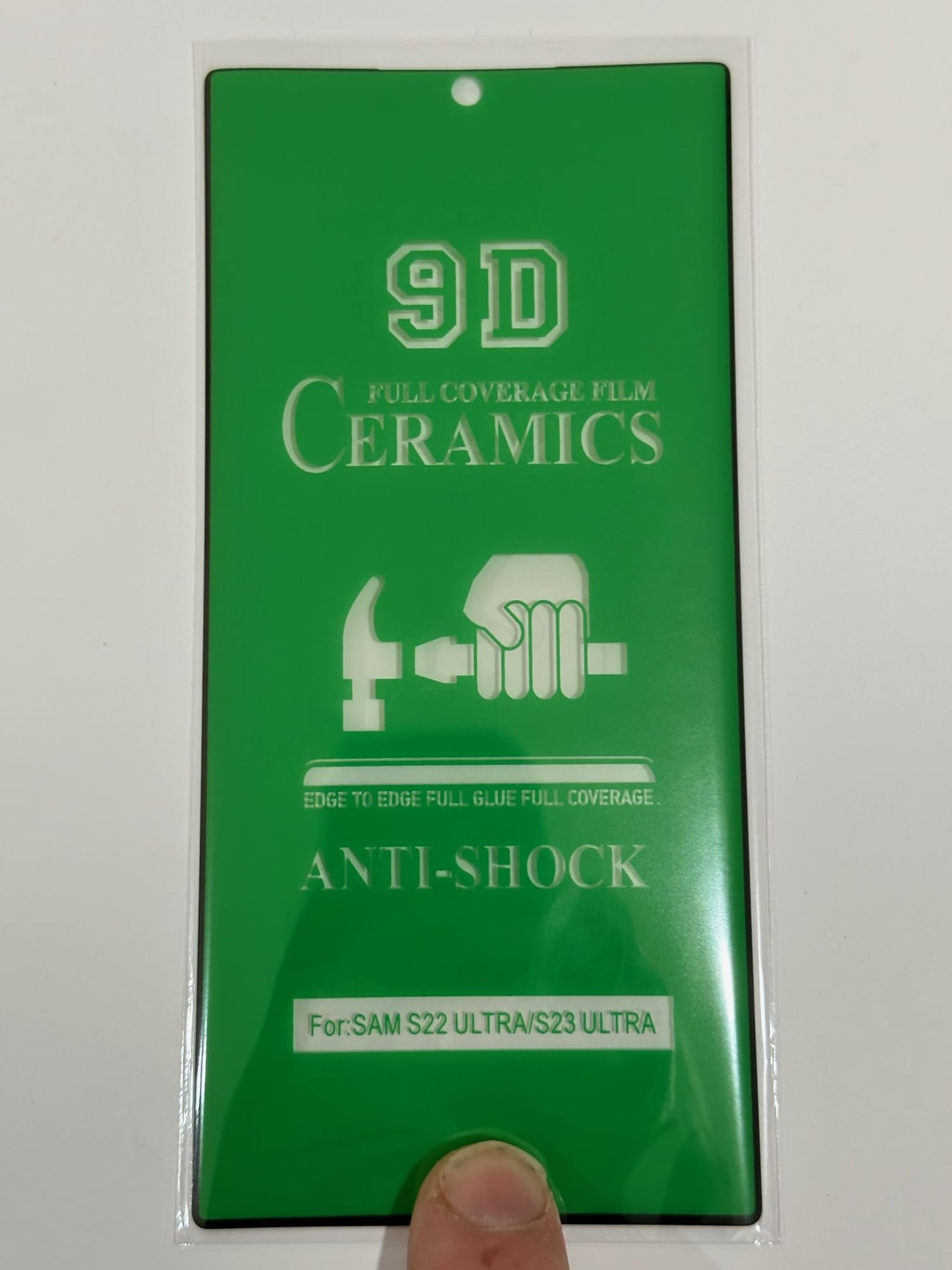 Green screen protector.