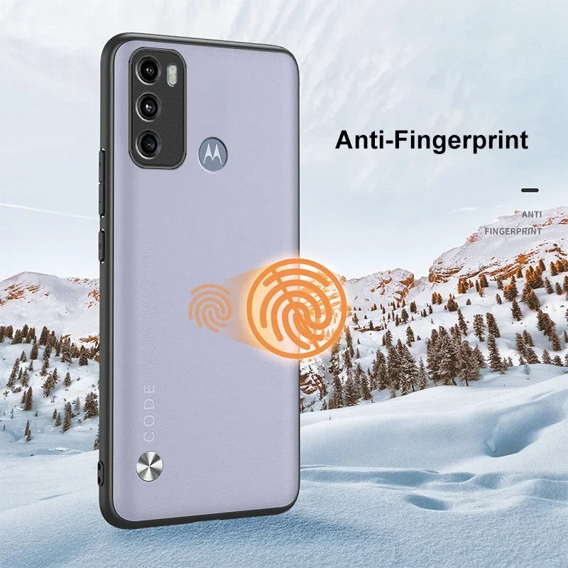 A grey smartphone with a multi-camera system and anti-fingerprint technology.