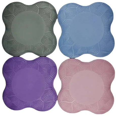 four different colored placemats