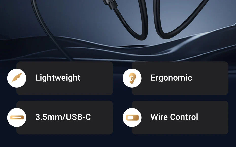 Headphone features.