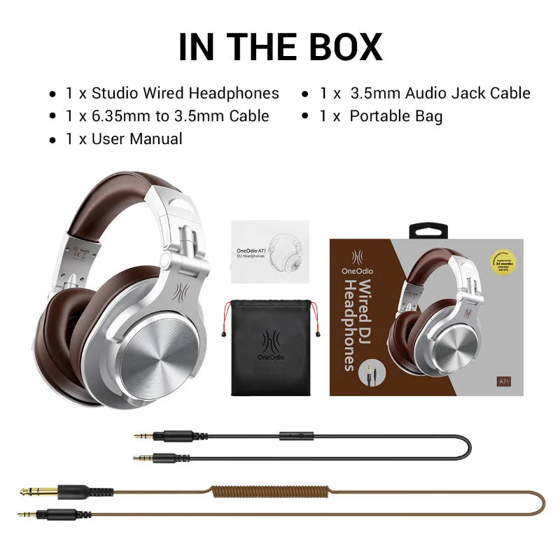 Headphones and accessories.