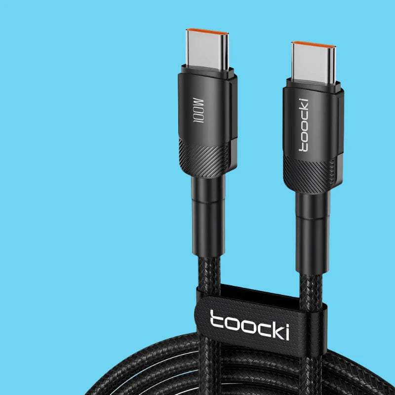 hock usb cable type c to type c black 5a