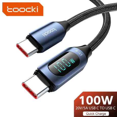 hocki usb cable with digital display and usb charging