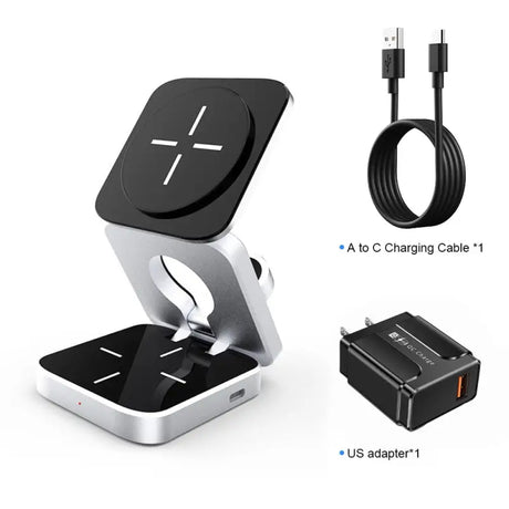 the charging station is attached to a charger