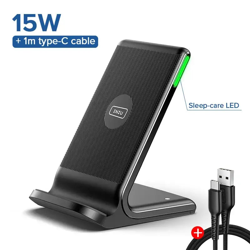 an image of a charging dock with a usb cable connected to it