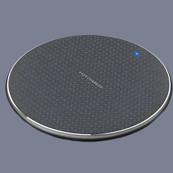 the wireless charger is shown with the led and the leds highlighted