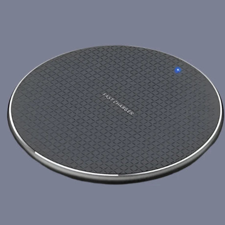 the wireless charger is shown with the led and the leds highlighted