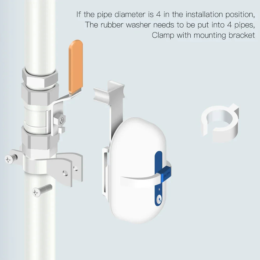 Plumbing installation hardware.