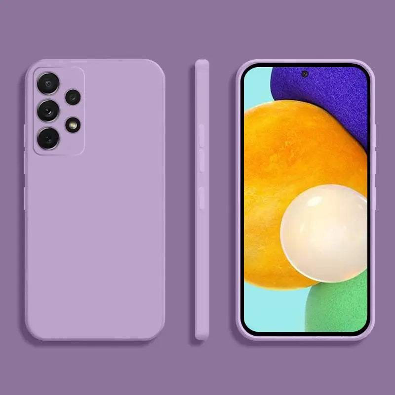 a close up of a purple samsung galaxy m240 with a gummy gummy gummy gummy gum