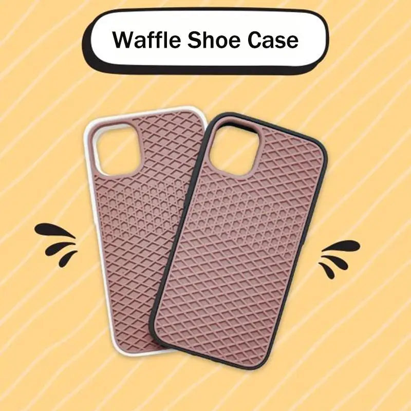 a pair of iphone cases with the words waf case