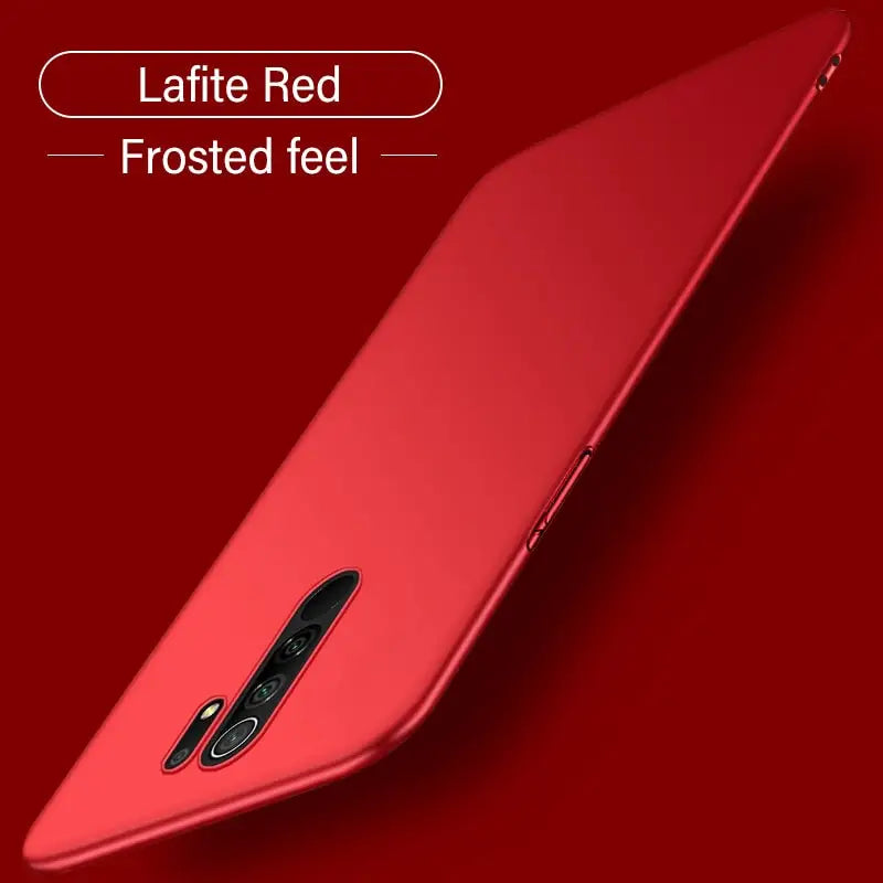 the red iphone case is shown with the text, ` ` ` β