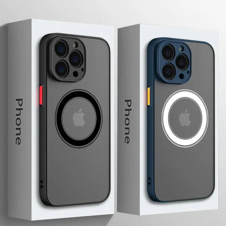two iphones with a camera attached to them in a box