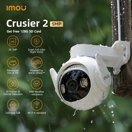 the ipo camera is attached to a tree
