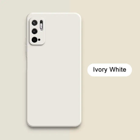 a white iphone case with the text ivory white