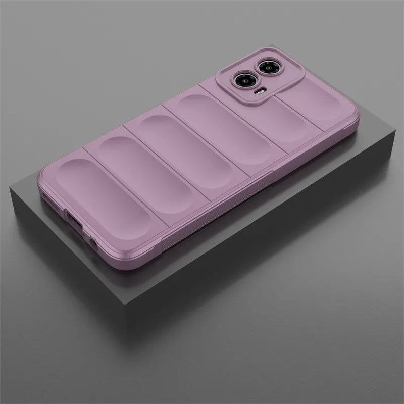 Lavender padded phone case.