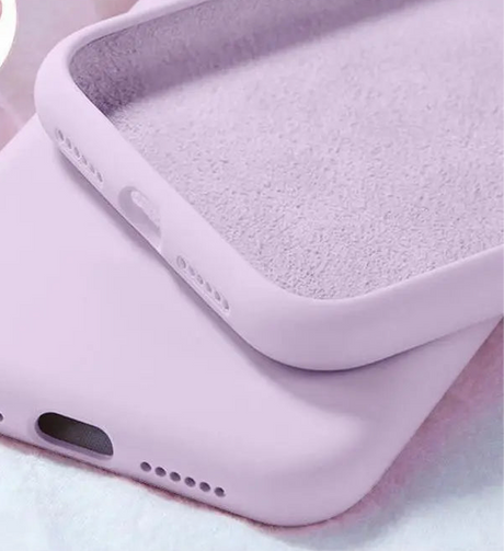 Lavender phone case.