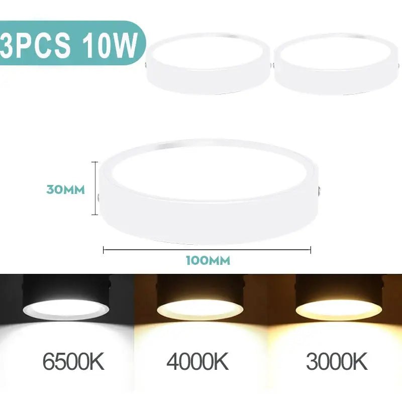 Led ceiling light with remote control