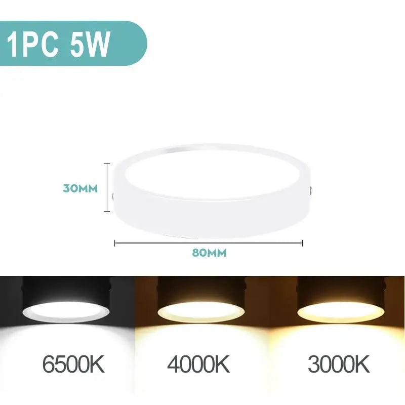 Led ceiling light with remote control