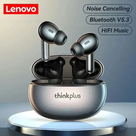 lenovo bluetooth v5s wireless earphones with mic and charging case
