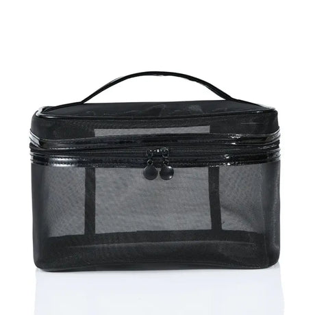 the black cosmetic bag