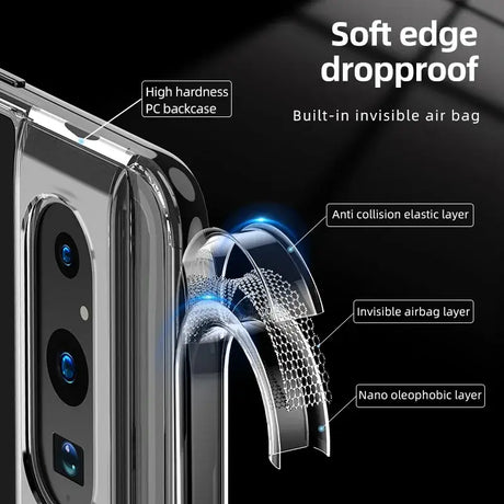 the back of a phone with a ring on it