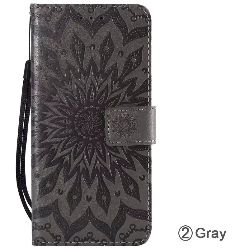 The mandal mandal pattern wallet case for samsung phones