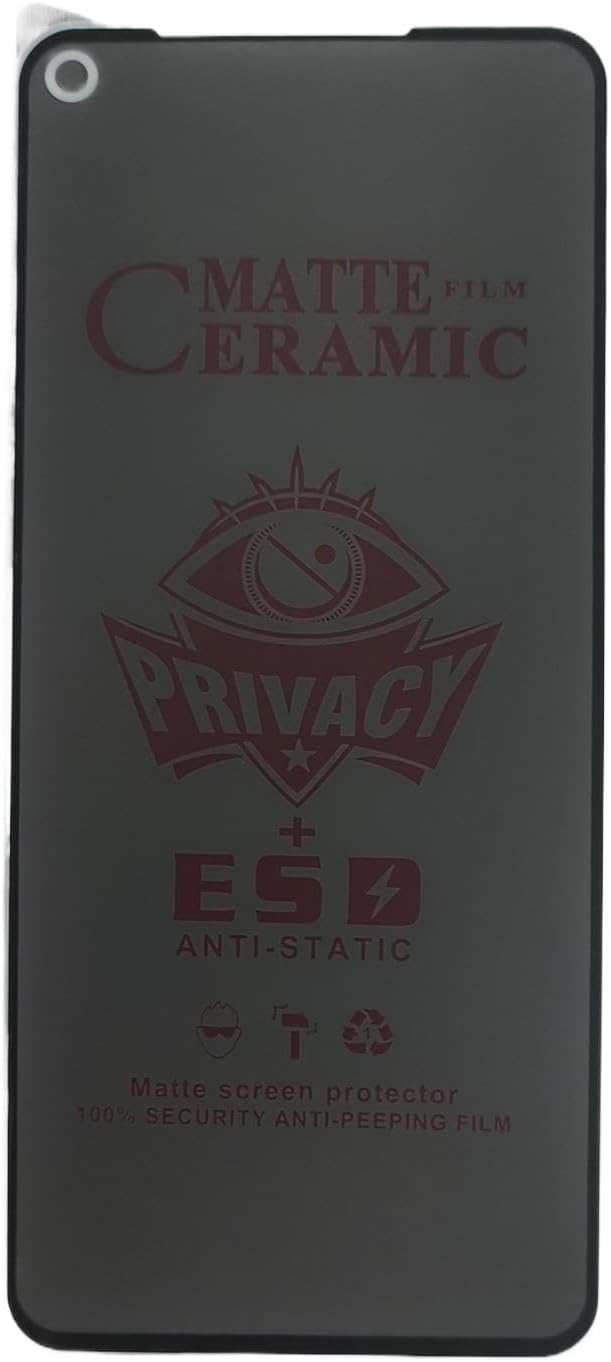 Matte ceramic privacy screen protector.