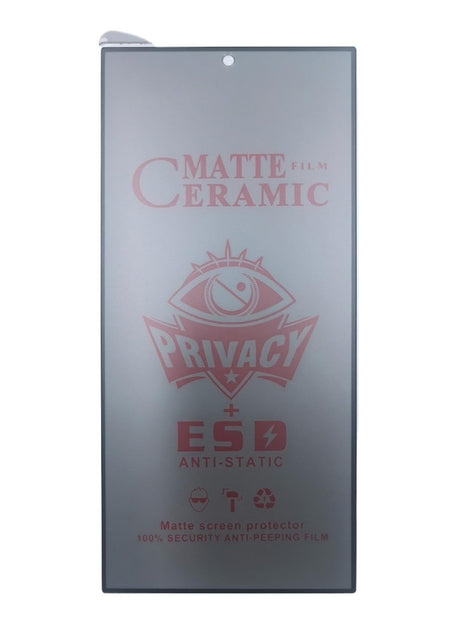 Matte ceramic privacy screen protector.
