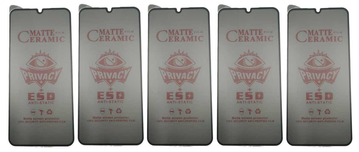 Matte ceramic privacy screen protectors.