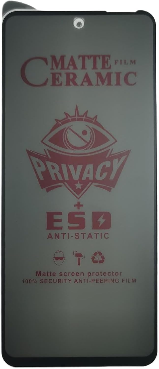 Matte ceramic privacy screen protector.