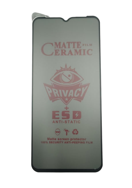 Matte ceramic privacy screen protector.