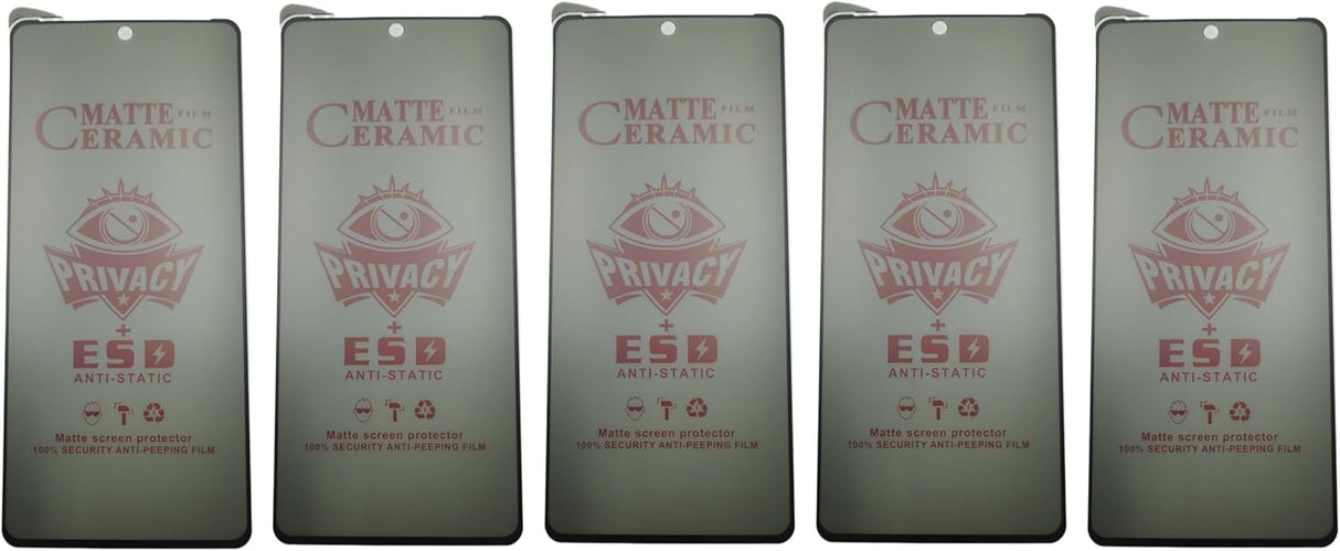 Matte ceramic privacy screen protectors.