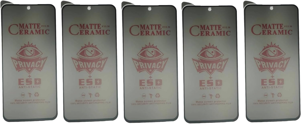 Matte ceramic privacy screen protectors.
