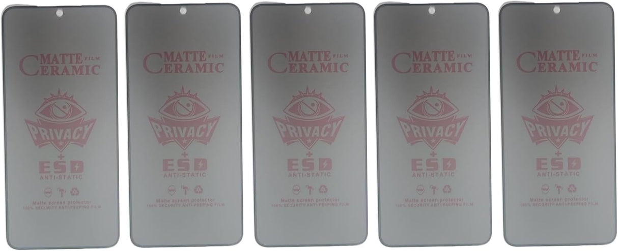 Matte ceramic privacy screen protectors.