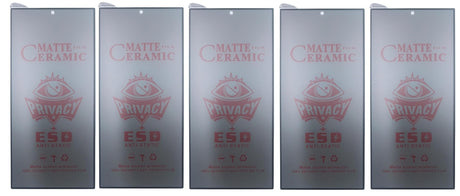 Matte ceramic privacy screen protectors.