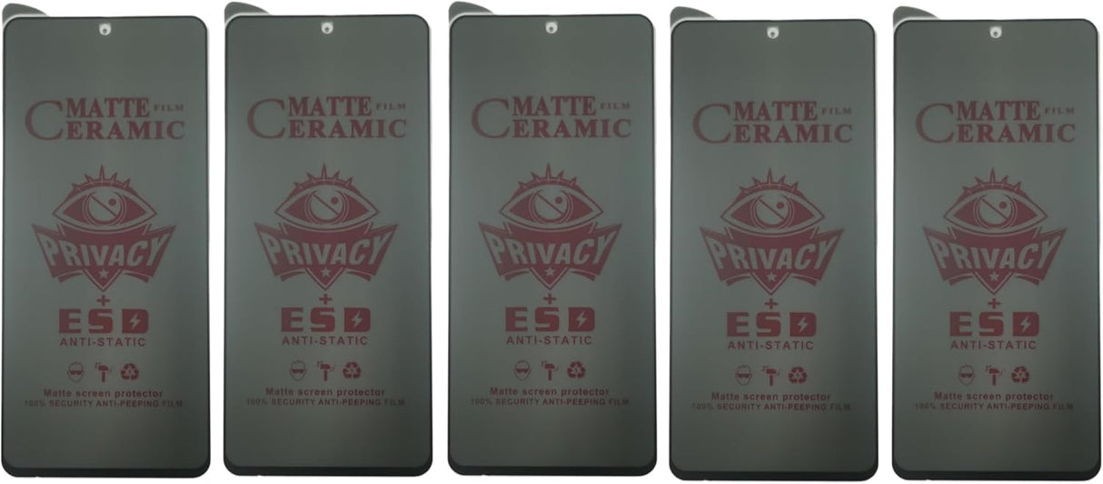Matte ceramic privacy screen protectors.