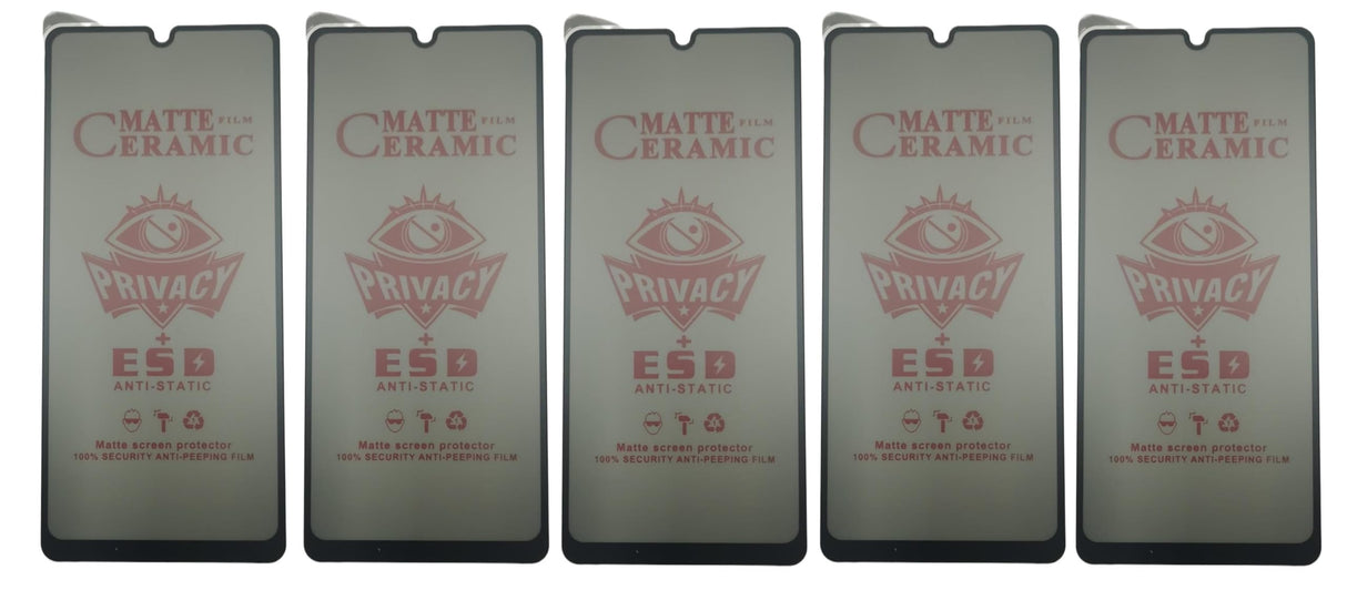 Matte ceramic privacy screen protectors.