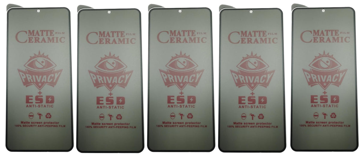 Matte ceramic privacy screen protectors.