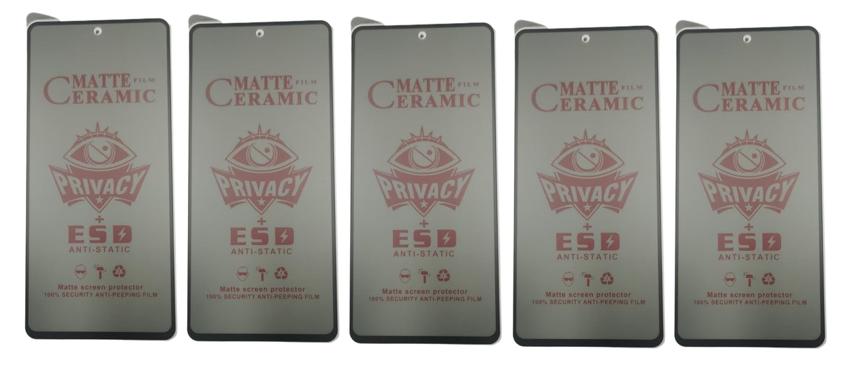 Matte ceramic privacy screen protectors.