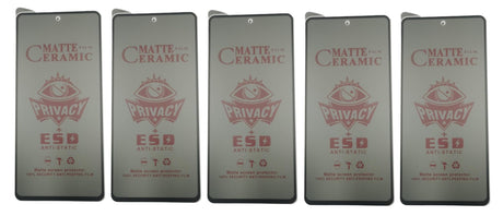 Matte ceramic privacy screen protectors.