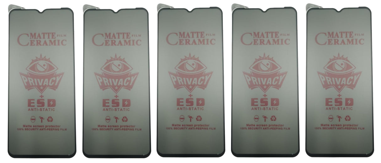 Matte ceramic privacy screen protectors.