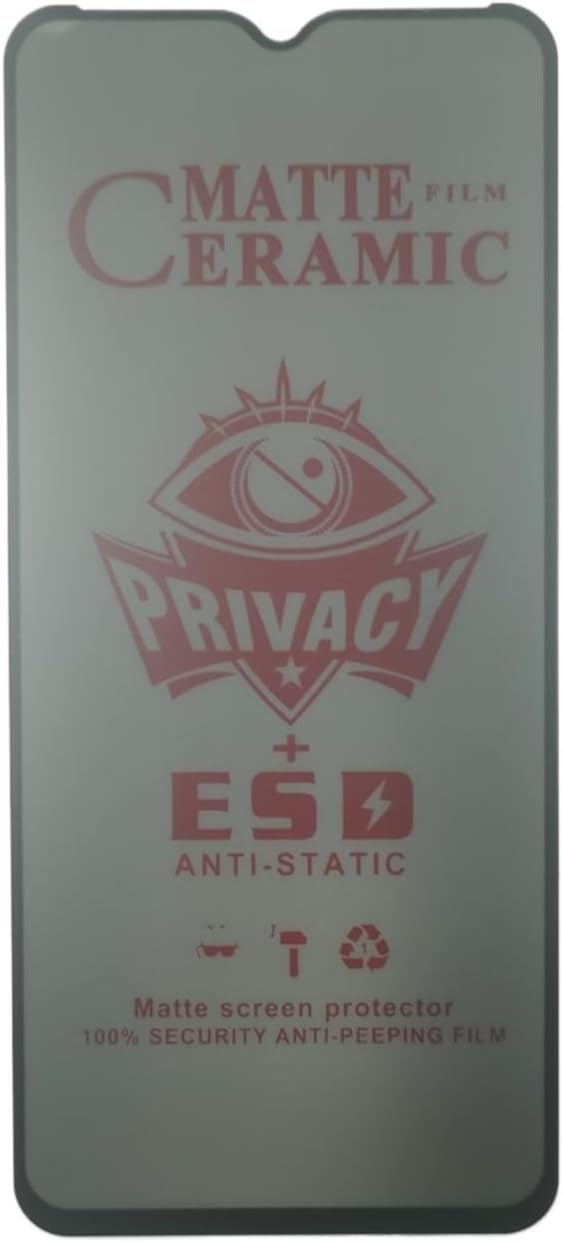 Matte ceramic privacy screen protector.