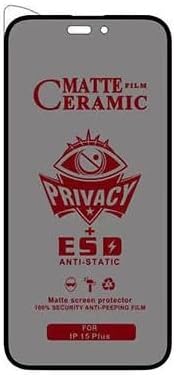 Matte ceramic privacy screen protector.