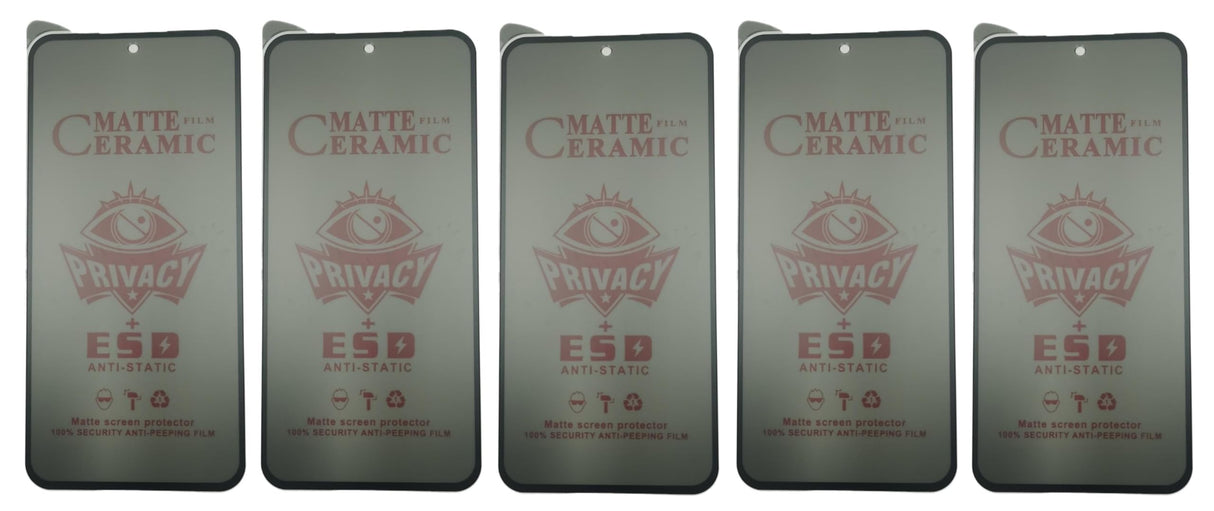 Matte ceramic privacy screen protectors.