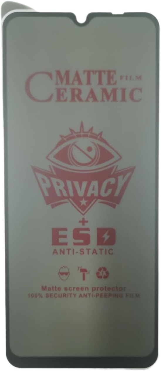 Matte ceramic privacy screen protector.